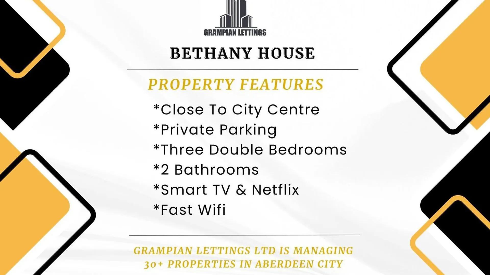 Bethany House - Grampian Lettings Aberdeen